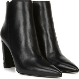 Sam Edelman Raelle Pointed Toe Leather Boots Size 7.5M